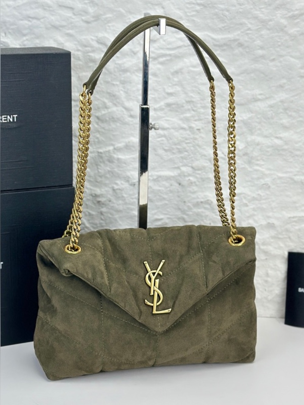 ✨ Authentic Yves Saint Laurent Green Bag ✨